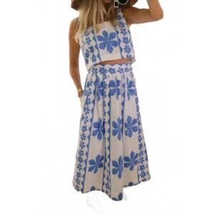 NEW MAREA carsyn skirt in sea dahlia